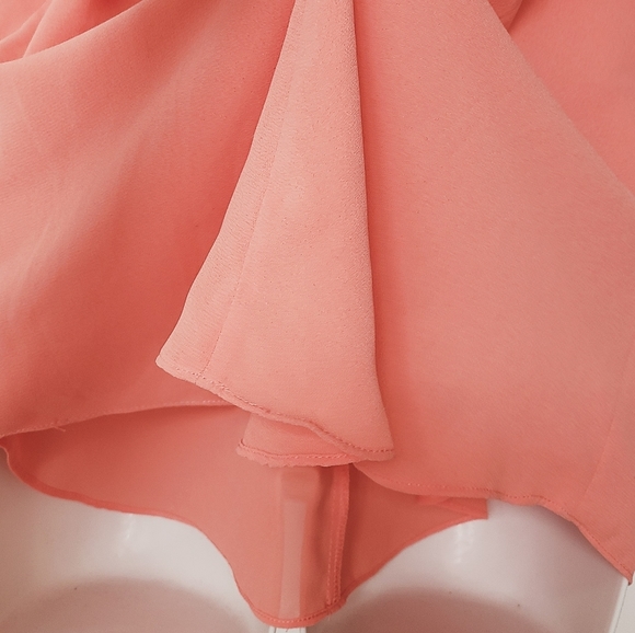 EUC Le Chateau Bright Coral Breezy Cami Sz Large - Picture 4 of 7